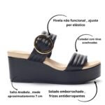 Sandália Feminina Beira rio Tira Pronta 8407.126 - Imagem 6