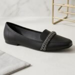 Sapatilha Feminina Bico Quadrado Strass Moleca 5737.214