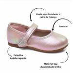 Sapato menina Molekinha infantil boneca coração 2106.1042 - Imagem 3