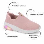 Tênis Molekinha Casual Meninas Slip On Calce Facil Escolar - Imagem 4