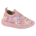 Tênis Slip On Infantil Menina Corações Molekinha 2723.100