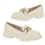 Mocassim Loafer Tratorada Fivela Moleca Feminino 5775.101 - Imagem 5