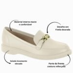 Sapato Loafer Feminino Moleca 5666.109 - Imagem 12