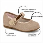 Sapato menina Molekinha infantil boneca coração 2106.1042 - Imagem 7