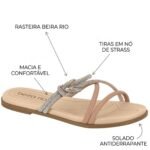 Tamanco Feminino Flat Conforto Brilho Beira Rio 8507.112 - Imagem 5
