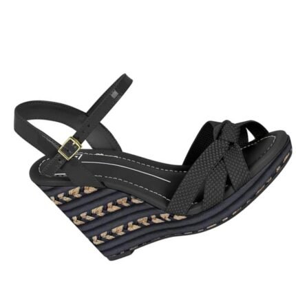 Sandália Anabela Plataforma Feminina Moda Moleca 5411.1127