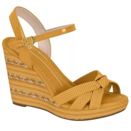 Sandália Anabela Plataforma Feminina Moda Moleca 5411.1127