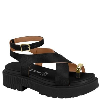 Sandália Flatform Papete Dedo Ring Toe Moderna Vizzano 6499.122