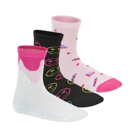Kit Meia Cano Alto Feminino Infantil Molekinha 1237.1211