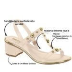 SANDÁLIA BEIRA RIO CONFORTO SALTO BLOCO 8379.248 - Imagem 3