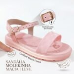 Sandália Feminina Infantil Led Napa Molekinha 2741.200 - Imagem 6