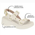 Sandália Papete Fivela Feminina Moleca 5503.113 - Imagem 5