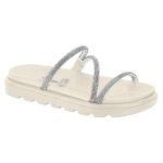Papete Feminino Vizzano Tiras Strass Flatform 6459.118