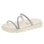 Papete Feminino Vizzano Tiras Strass Flatform 6459.118 - Imagem 2