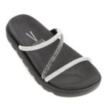 Papete Feminino Vizzano Tiras Strass Flatform 6459.118 - Imagem 4