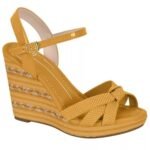 Sandália Anabela Plataforma Feminina Moda Moleca 5411.1127