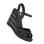 Sandália Anabela Plataforma Feminina Moda Moleca 5411.1127 - Imagem 6