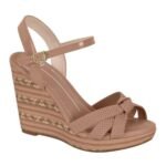Sandália Anabela Plataforma Feminina Moda Moleca 5411.1127 - Imagem 7