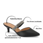 Scarpin Mule Vizzano Bico Fino Tira Strass Brilho 1122.886 - Imagem 4