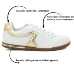 Tênis Feminino Casual Metalizado Beira Rio 4326.101 - Imagem 4