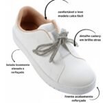 Tênis Slip on Feminino Moleca Tira Strass 5791.107 - Imagem 4