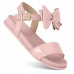 Sandália Menina Molekinha Infantil Laço Verniz 2341.117