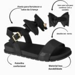 Sandália Menina Molekinha Infantil Laço Verniz 2341.117 - Imagem 8