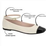 Sapatilha Moleca Mary Jane Feminina Leve Estilo Confortável - Imagem 5