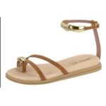 Sandália Beira Rio Flat Feminina Leve e Confortável - Imagem 11