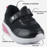 Tênis Molekinha Casual Menina Tiras Autocolantes Calce Facil 2731.203 - Imagem 10