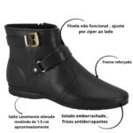 Bota Feminina Confort Cano Curto Beira Rio 9084.102 - Imagem 4