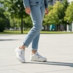 Tênis Casual Via Marte Plataforma Feminino Bicolor Casual - Imagem 5