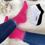 Kit de Meia Feminina Básica Moleca Macia Moleca Cano Médio - Imagem 4
