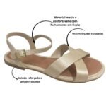 Sandália Infantil Meninas Tiras Cruzadas Molekinha 2157.1050 - Imagem 9