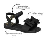 Sandália Rasteira Menina Molekinha Laço 2114.275 - Imagem 3