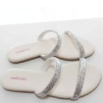 Sandália Papete Menina Molekinha Tira Strass 2371.102 - Imagem 3