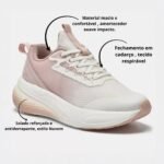 Tênis Feminino Via Marte Esportivo Nuvem Macio Leve 32300106 - Imagem 3