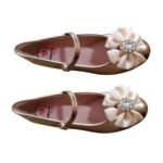 Sapatilha Molekinha Infantil Menina Brilho Laço de pano 2528.126 - Imagem 3