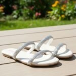 Sandália Papete Menina Molekinha Tira Strass 2371.102 - Imagem 5