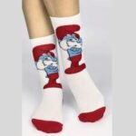 Meia Trifil Personagem Smurfs Cano alto Divertida 5490.2490 - Imagem 4