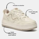 Tênis Via Marte Flatform Casual Conforto E Estilo 306-002-01 - Imagem 6