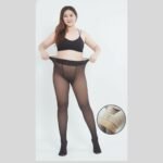 Meia Calça Translucida Forrada Super Quente Aveludada - Imagem 2