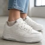 Tênis Casual Feminino Via Marte Estiloso Branco 225-007-01 - Imagem 3