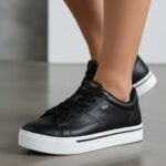 Tênis Via Marte Feminino Casual Cadarço Flatform 016-008-01 - Imagem 4
