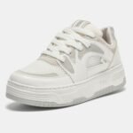 Tênis Casual Feminino Casual Flatform Via Marte Branco 225-006-02