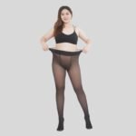 Meia Calça Translucida Forrada Super Quente Aveludada - Imagem 3