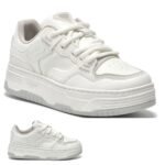 Tênis Casual Feminino Via Marte Estiloso Branco 225-007-01 - Imagem 2