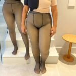 Meia Calça Translucida Forrada Super Quente Aveludada - Imagem 9