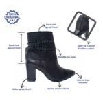 Bota Casual Cano Médio Feminina Via Marte 021-006-01 - Imagem 4