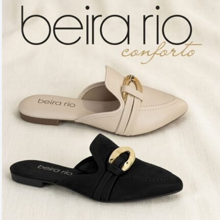Mule Sapatilha Feminino Beira Rio Bico Fino  4134.1003